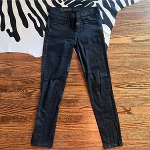 Madewell Motorcycle Zipper Jeans